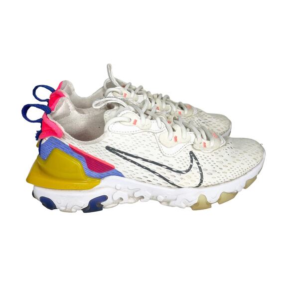 NIKE NSW React Vision Running Shoes White Astronomy Blue Womens Size US 7 UK 4.5 - Picture 11 of 11